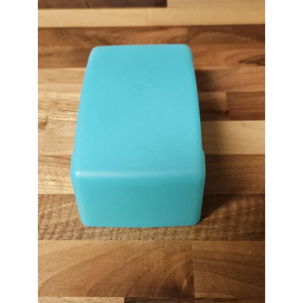 Tupperware Impressions Large Butter Dish 1-Pound #3392A Teal Replacment Lid Only
